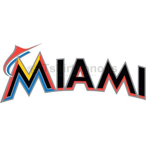 Miami Marlins T-shirts Iron On Transfers N1686